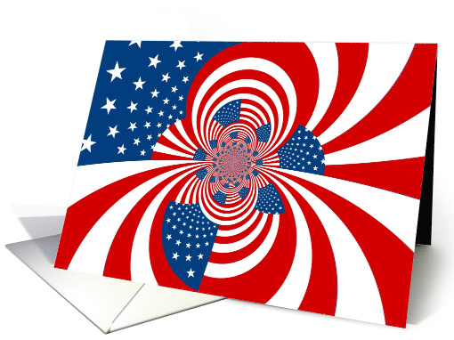 Stars and Stripes, Happy 4th of July card (253156)