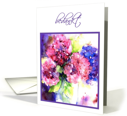 Hydrangea hortensia card (253196)