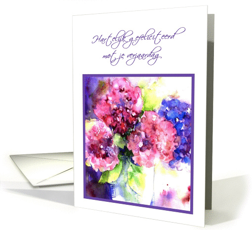 hortensia hartelijk gefeliciteerd met je verjaardag card (254085)