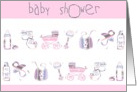 baby shower girl card