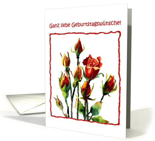 rosen ganz liebe geburtstagswnsche card (261184)