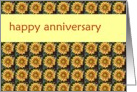 happy anniversary business yellow flowers card