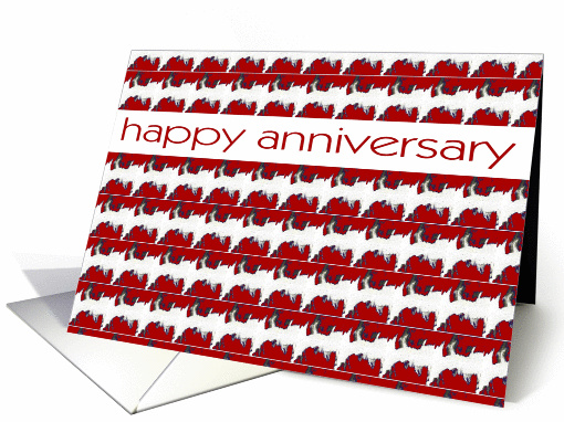 happy anniversary business red card (263429)