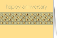 Happy Anniversary, Employee Anniversary, Tan card