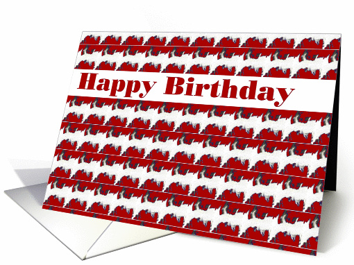 happy birthday red card (264530)