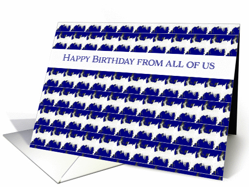 Happy Birthday from all of us, Business Birthday card (264534)