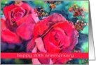 happy anniversary 20 wedding red roses card