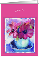 grazie anemone purple card