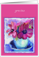 gracias anemone purple card