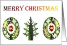 merry christmas ethnic style card