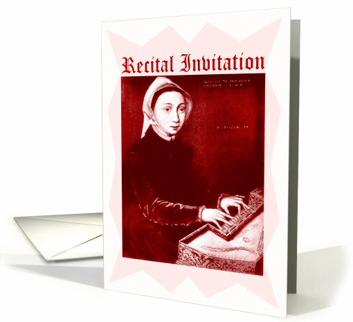 recital invitation card (279507)