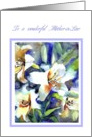 wonderful mother in law lilies card