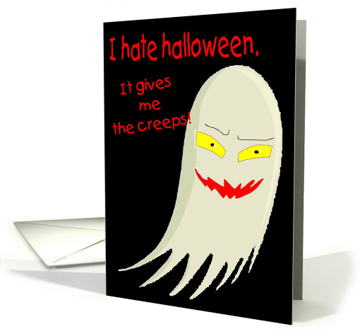 i hate halloween card (287037)