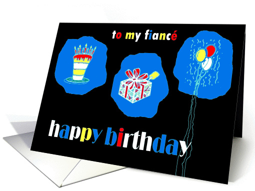 to my fiance happy birthday card (289826)