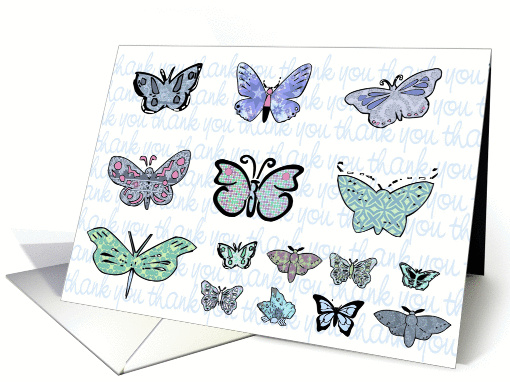 Thank you, Biology Teacher, Butterflies card (295710)