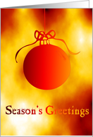 season’s greeting card