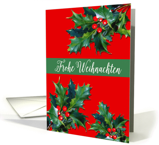 Frohe Weihnachten, Merry Christmas in German, vintage... (308699)