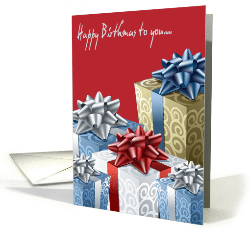 happy birthmas to you card (316356)