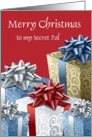 merry christmas secret pal card