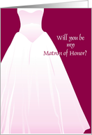 will you be my matron of honor card
