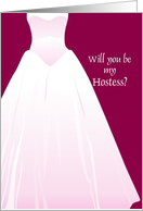 will you be my Hostess pink purple card