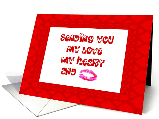 sending love and kisses card (340240)