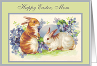 to mom happy easter card
