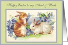 to my Aunt & Uncle happy Easter card