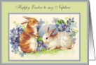 to my Nephew happy Easter card