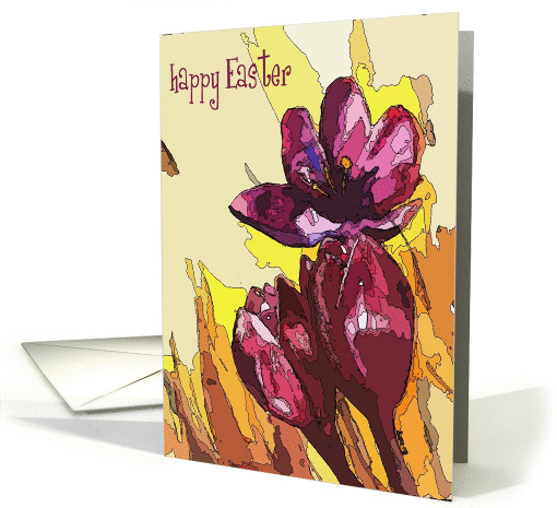 crocus  Happy Easter card (364006)
