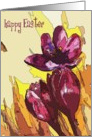 crocus Happy Easter card