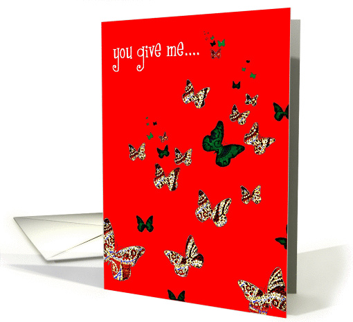 butterflies in my tummy red card (364504)