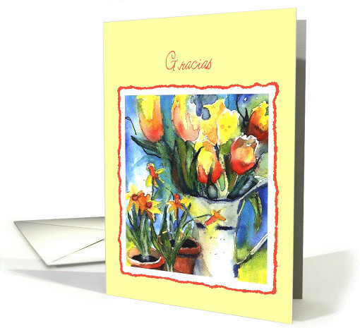 Gracias tulips card (369612)