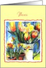 merci tulips card