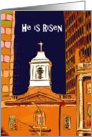 He is Risen, photo Church downtown Manhattan card