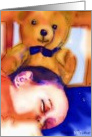 teddy bear and me card