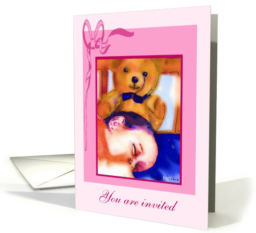 You are invited to a Christening card (371817)