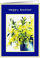 mimosa happy easter card