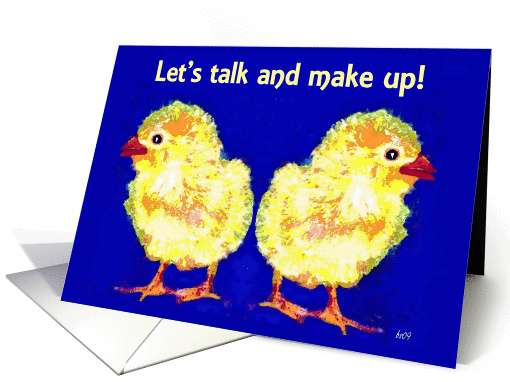 let's make up - chicks card (374559)