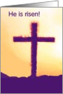 jesus is risen - pastor card