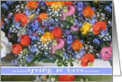 spring bouquet - spring is here card