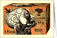 Think outside the Box, Inspirational card
