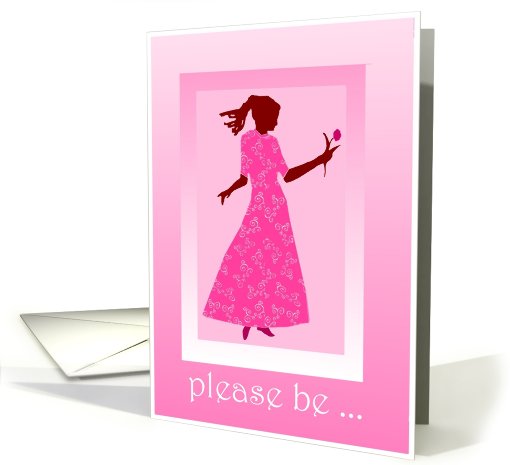 please be my maid of honor  pink card (404872)