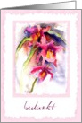 bedankt orchids card
