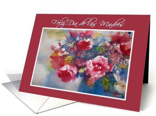 feliz dia de las madres peonies card (414511)