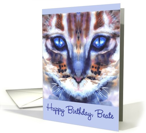 Beate Happy Birthday card (417545)