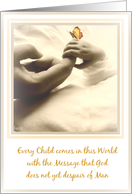 every child comes in this world card