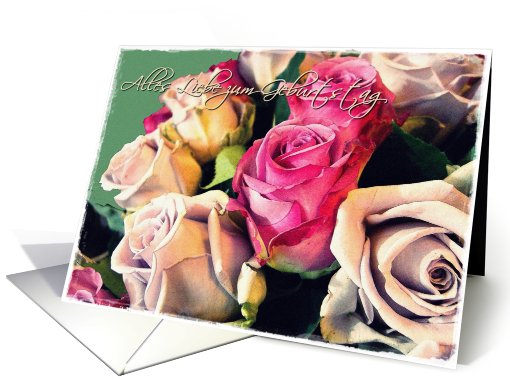 alles Liebe zum Geburtstag, german happy birthday, cream... (443178)
