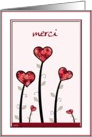 merci little hearts and roses card