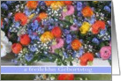 a freilekhn gebortstog flowers card
